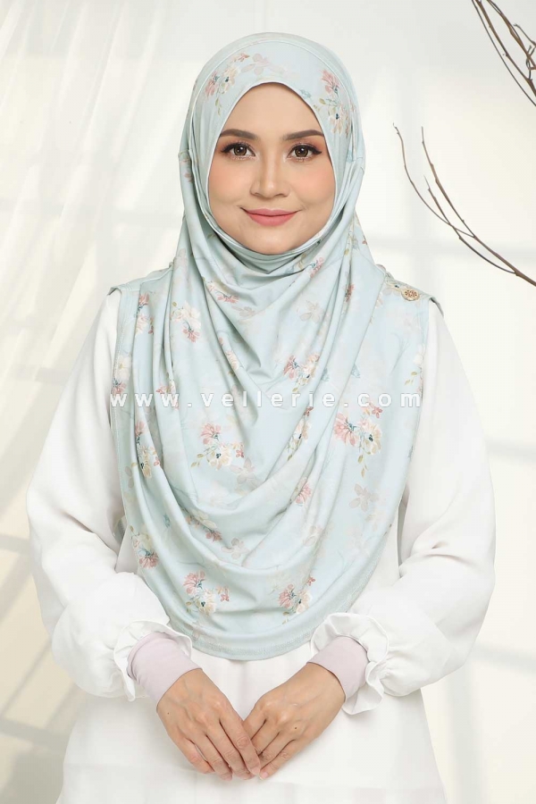 Tudung Instant AILEEN Belle - ALB05 Green